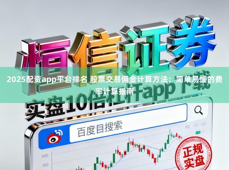 2025配资app平台排名 股票交易佣金计算方法：简单易懂的费率计算指南