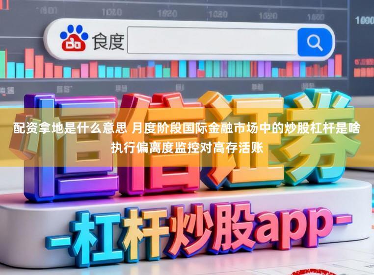 配资拿地是什么意思 月度阶段国际金融市场中的炒股杠杆是啥执行偏离度监控对高存活账