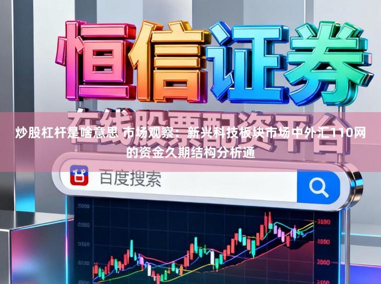 炒股杠杆是啥意思 市场观察：新兴科技板块市场中外汇110网的资金久期结构分析通